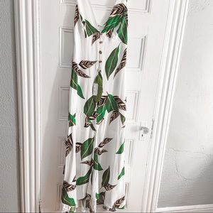 Anthro Farm Rio Tropical Amazonia Dreams V Neck Dress XS.